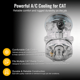 Air Conditioning Compressor 3E - 1906 3E1906 Fit for Caterpillar Articulated Dump Truck D250E II D25D D300E II D30D D350E II D400E II - Fab Heavy Parts