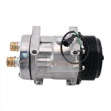 Air Conditioning Compressor 8500795 Fit for Case Wheel Loader 621E 621F 621G 721D 721E 721F 721G - Fab Heavy Parts