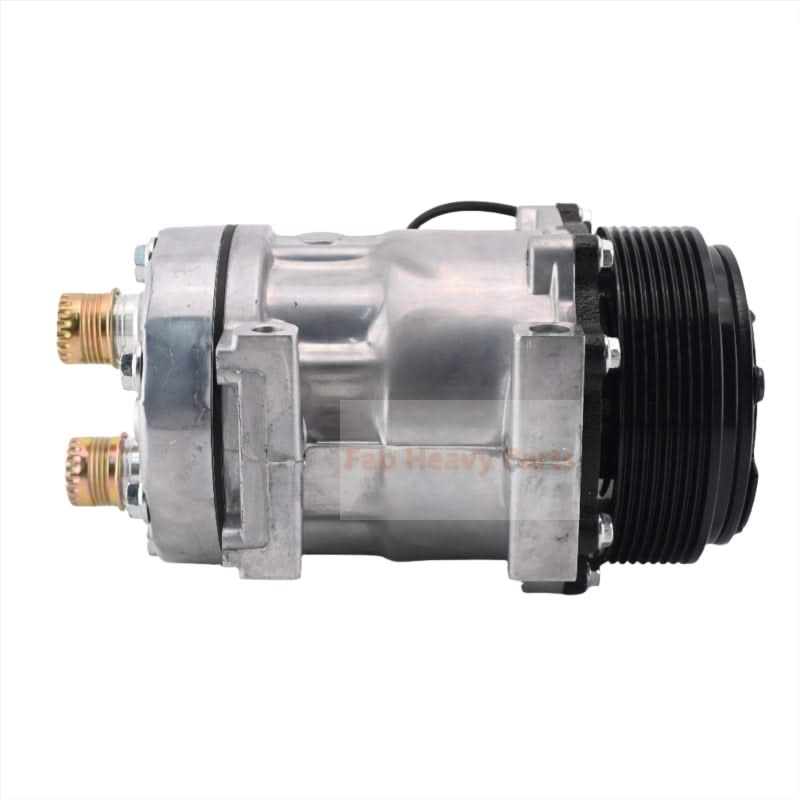 Air Conditioning Compressor 8500795 Fit for Case Wheel Loader 621E 621F 621G 721D 721E 721F 721G - Fab Heavy Parts