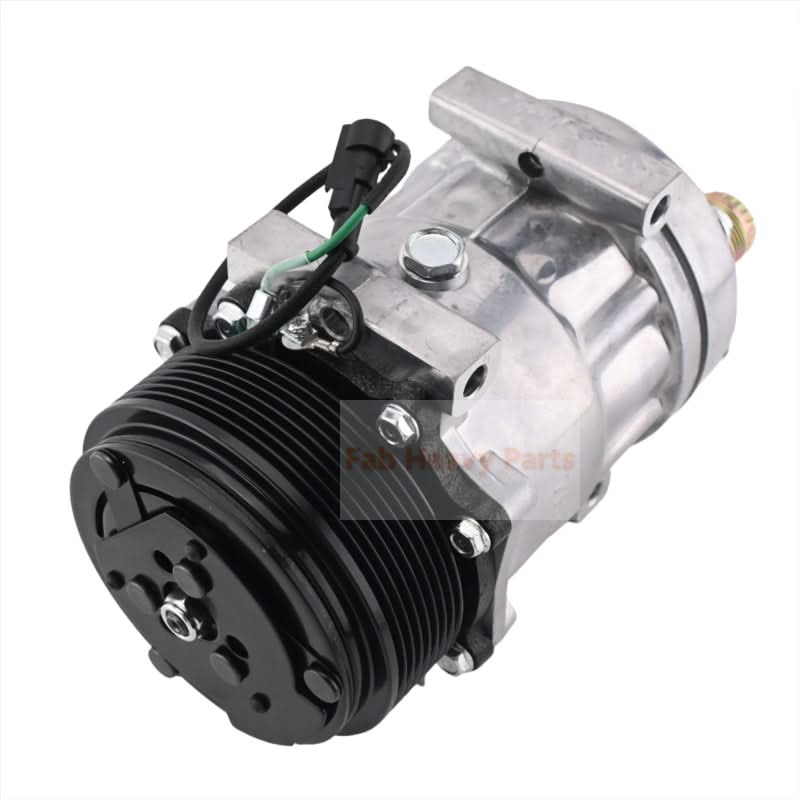 Air Conditioning Compressor 8500795 Fit for Case Wheel Loader 621E 621F 621G 721D 721E 721F 721G - Fab Heavy Parts
