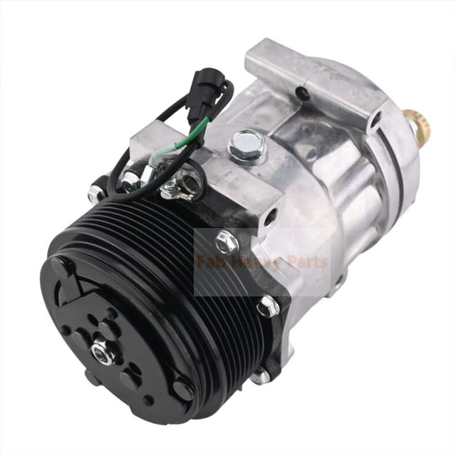 Air Conditioning Compressor 8500795 Fit for Case Wheel Loader 621E 621F 621G 721D 721E 721F 721G - Fab Heavy Parts