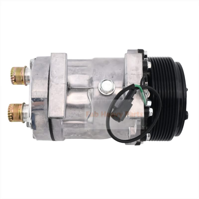 Air Conditioning Compressor 8500795 Fit for Case Wheel Loader 621E 621F 621G 721D 721E 721F 721G - Fab Heavy Parts