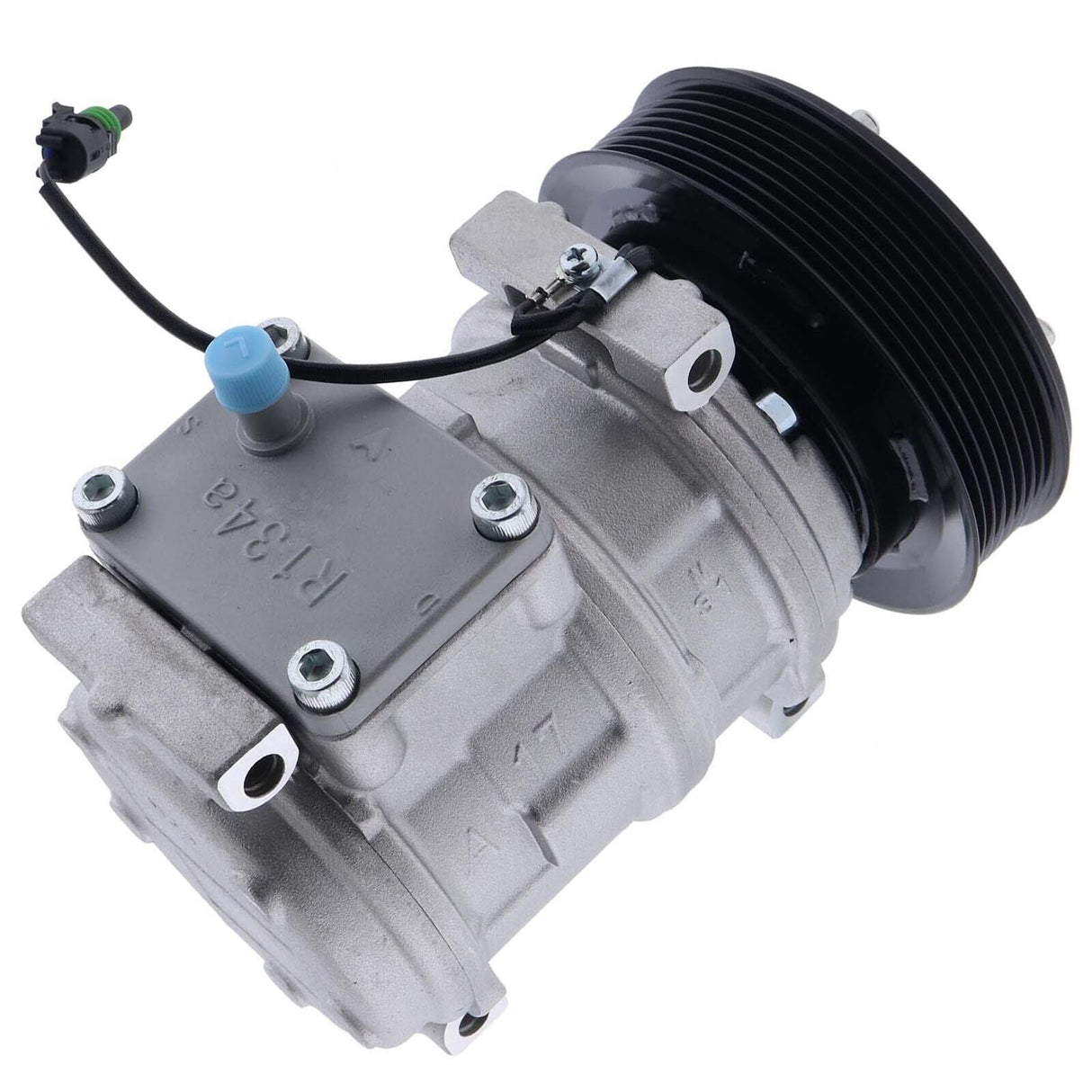 Air Conditioning Compressor Fits for John Deere Tractor Denso 10PA17C 447100 - 2381 447100 - 2388 447200 - 3084 447200 - 3667 - Fab Heavy Parts