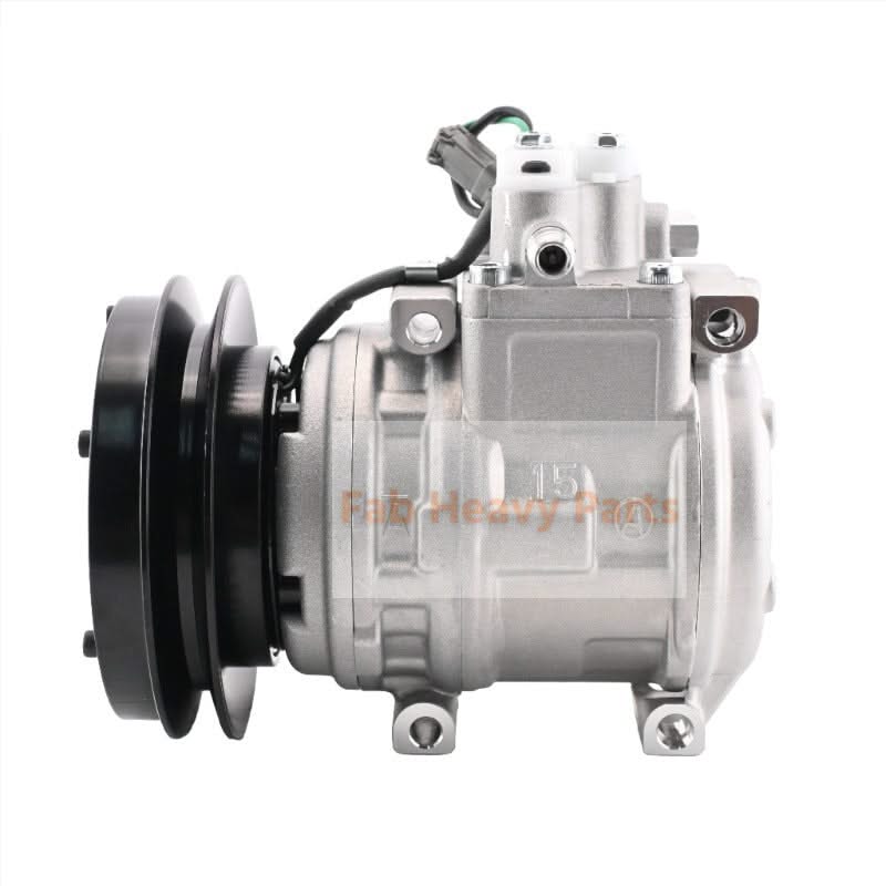 Air Conditioning Compressor ND4472000246 Fit for Komatsu Bulldozer D155A - 5 D155AX - 5 D275A - 5 D275AX - 5 D375A - 5D - Fab Heavy Parts