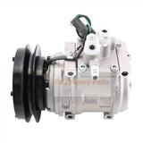 Air Conditioning Compressor ND4472000246 Fit for Komatsu Bulldozer D155A - 5 D155AX - 5 D275A - 5 D275AX - 5 D375A - 5D - Fab Heavy Parts