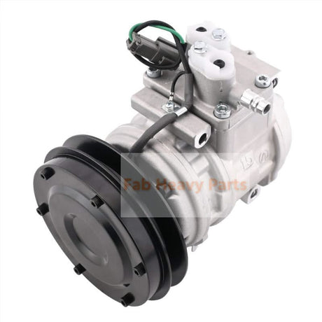 Air Conditioning Compressor ND4472000246 Fit for Komatsu Bulldozer D155A - 5 D155AX - 5 D275A - 5 D275AX - 5 D375A - 5D - Fab Heavy Parts