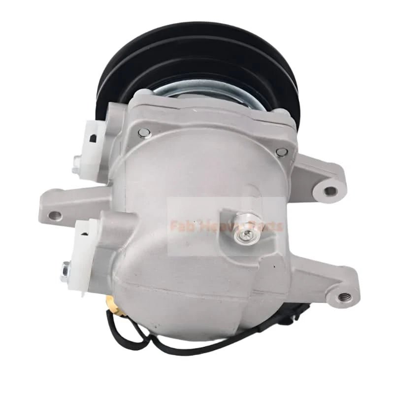 Air Conditioning Compressor T2055 - 72210 T205572210 Fits for Kubota Excavator KX080 - 3 KX121 - 3 KX161 - 3 U45 - 3 U50 - 3 - Fab Heavy Parts