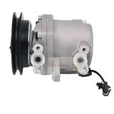 Air Conditioning Compressor T2055 - 72210 T205572210 Fits for Kubota Excavator KX080 - 3 KX121 - 3 KX161 - 3 U45 - 3 U50 - 3 - Fab Heavy Parts