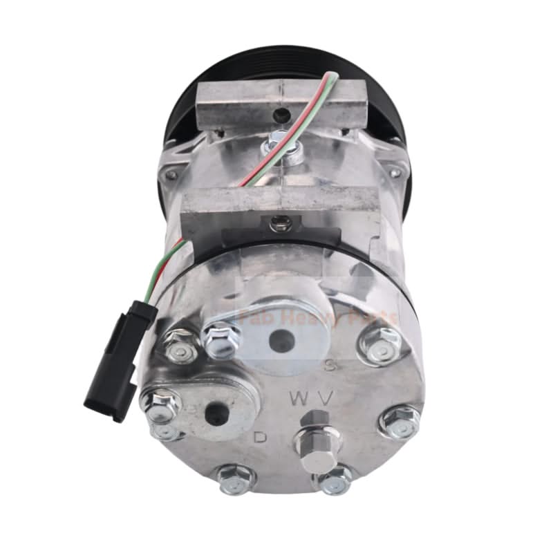 Air Conditioning Compressor VOE11412631 Fit for Volvo Excavator EC330 EC360 EC460 EC700 - Fab Heavy Parts