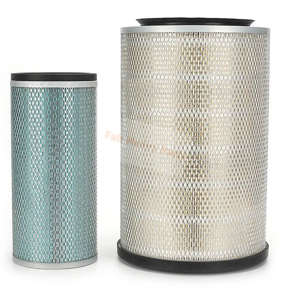 Air Filter Kit YA00007606 YA00007394 for Hitachi Excavator ZX200