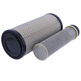 Air Filter Set TC020 - 16320 & T0270 - 93220 for Kubota Engine D1105 D1703 D1503 Excavator KX71 - 3 KX91 - 3 U35 Utility Vehicle RTV1140CPX RTV1140CPXR - Fab Heavy Parts