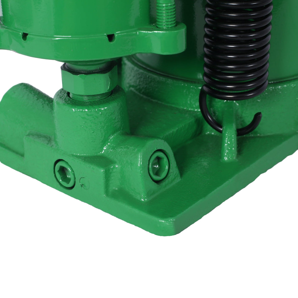 Air Hydraulic Bottle Jack 20 Ton/44029 LBS All Welded 10.2 - 19.7 inch Lifting Range Manual Handle and Air Pump - Green - Fab Heavy Parts