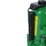 Air Hydraulic Bottle Jack 20 Ton/44029 LBS All Welded 10.2 - 19.7 inch Lifting Range Manual Handle and Air Pump - Green - Fab Heavy Parts
