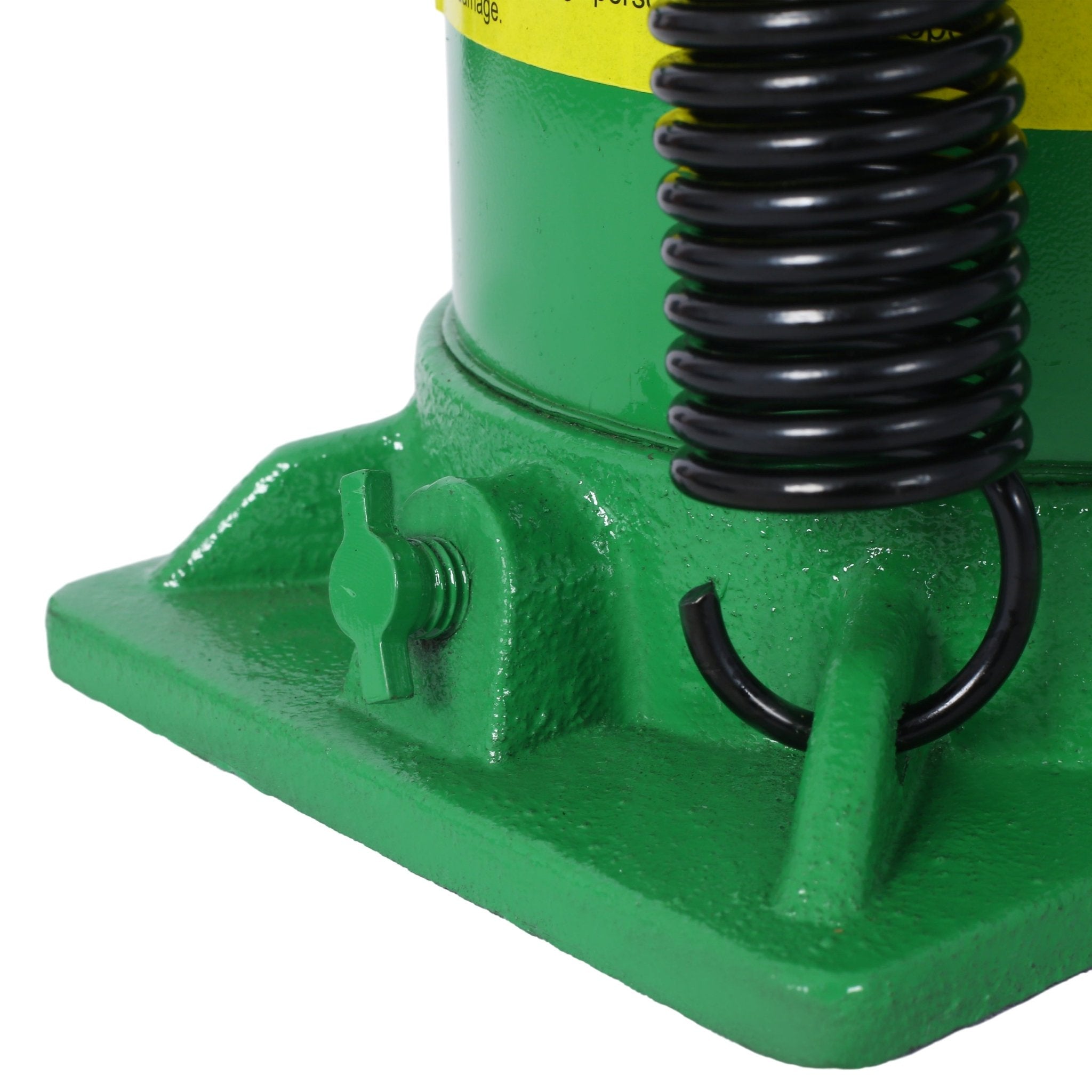 Air Hydraulic Bottle Jack 20 Ton/44029 LBS All Welded 10.2 - 19.7 inch Lifting Range Manual Handle and Air Pump - Green - Fab Heavy Parts