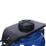 Air Hydraulic Bottle Jack 20 Ton/44029 LBS All Welded 10.2 - 19.7 inch Lifting Range Manual Handle and Pump - Blue - Fab Heavy Parts