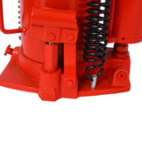 Air Hydraulic Bottle Jack 32 Ton/70550 LBS All Welded 10 - 16.3 inch Lifting Range Manual Handle and Air Pump - Red - Fab Heavy Parts