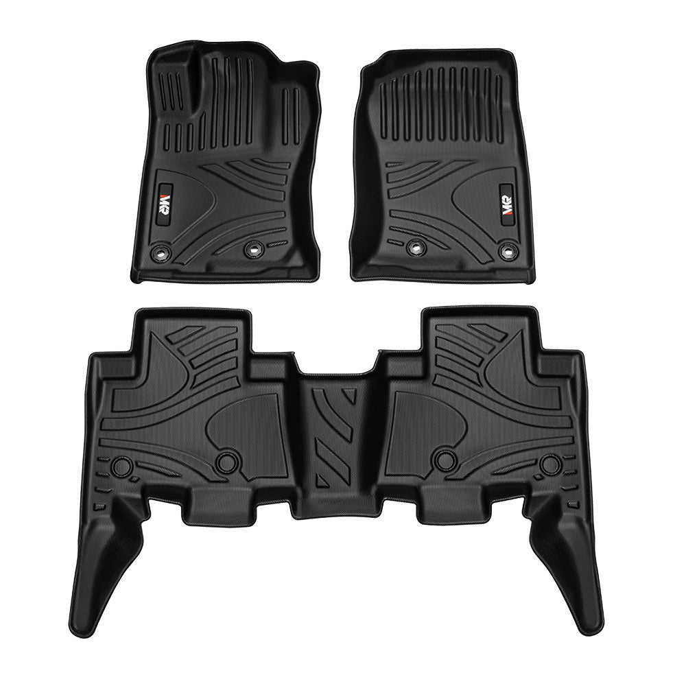 All Weather TPE Custom Fit Floor Liner for Toyota 4Runner 2013 - 2024 & for Lexus GX460 2014 - 2023 - Fab Heavy Parts