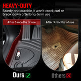 All - Weather TPE Floor Mats 6 PCS Set for Tesla Model Y 2021 - 2022 - Fab Heavy Parts