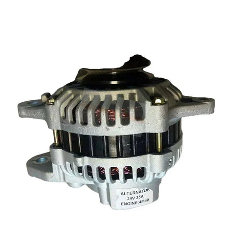 Alternator Fits for Caterpillar CAT 308B Backhoe Mitsubishi 4M40 Engine 24V 35A - Fab Heavy Parts