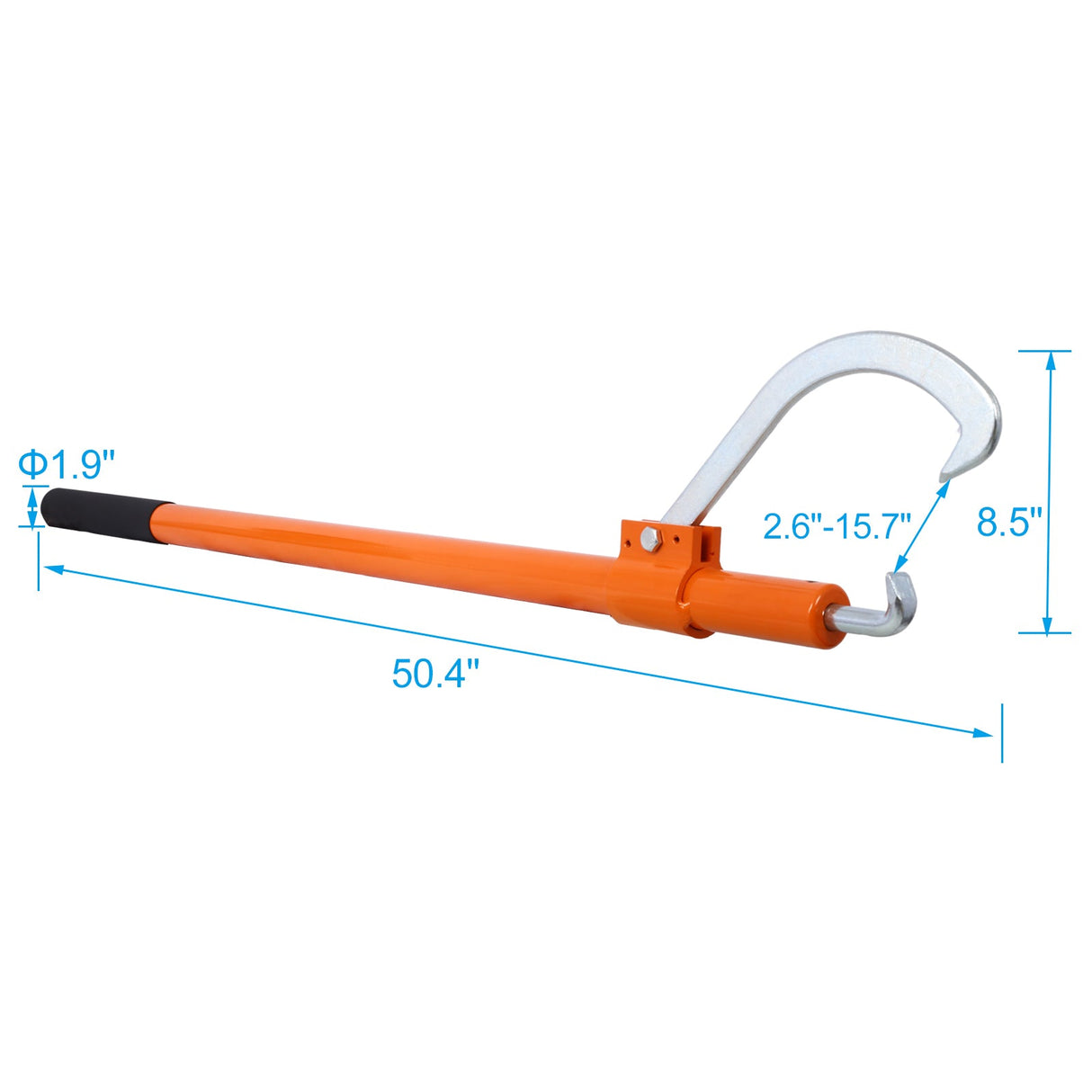 Aluminum Handle Cant Hook Heat Treated for Strength 48in - Fab Heavy Parts