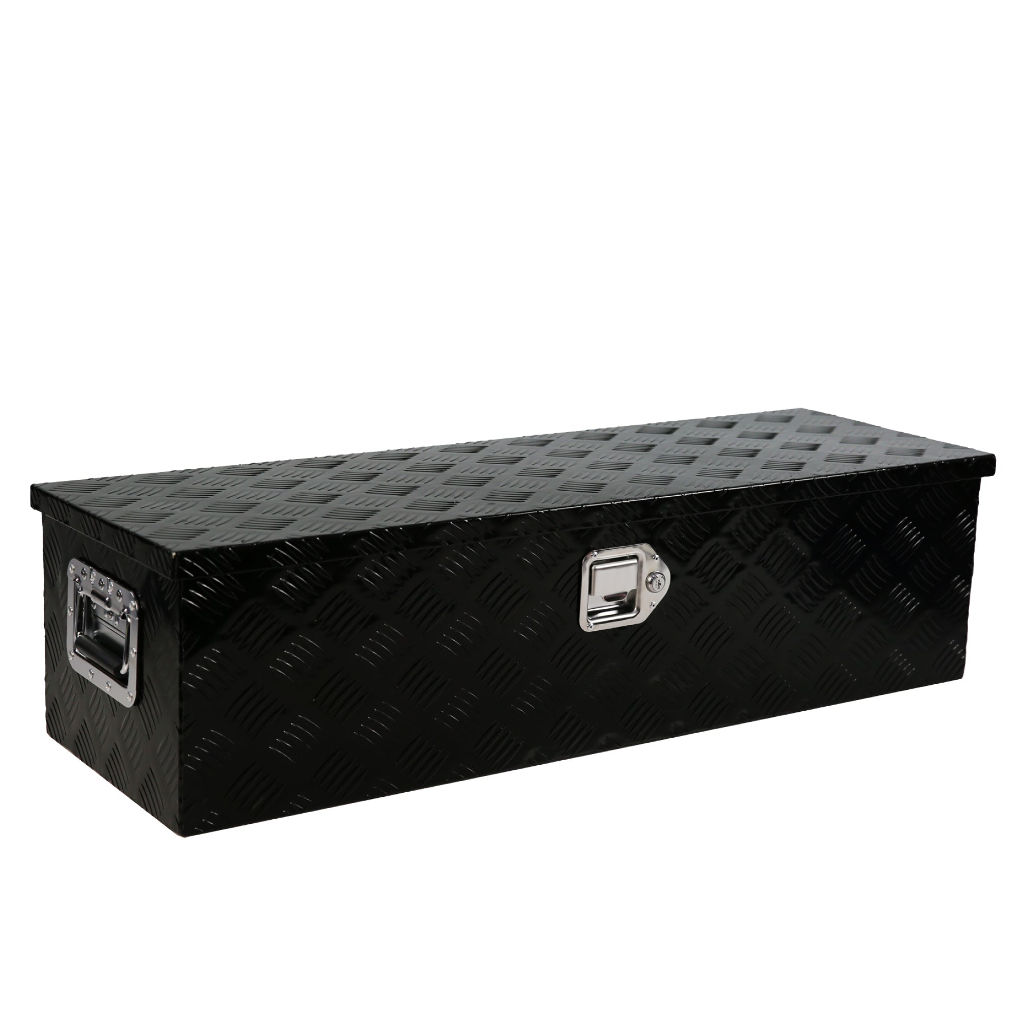 Aluminum Long Tool Box with Side Handle Lock and 2 Keys 38.8