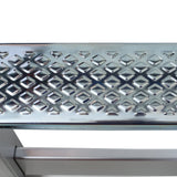 Aluminum Platform Non - Slip Folding Work Bench Drywall Stool Ladder 330lbs Capacity - Fab Heavy Parts