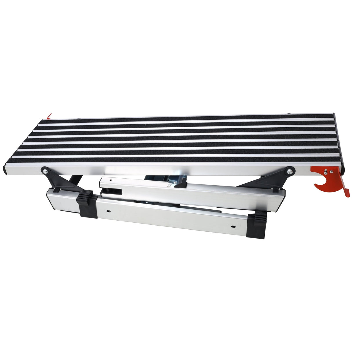 Aluminum Platform Non - Slip Folding Work Bench Drywall Stool Ladder 330lbs Capacity - Fab Heavy Parts