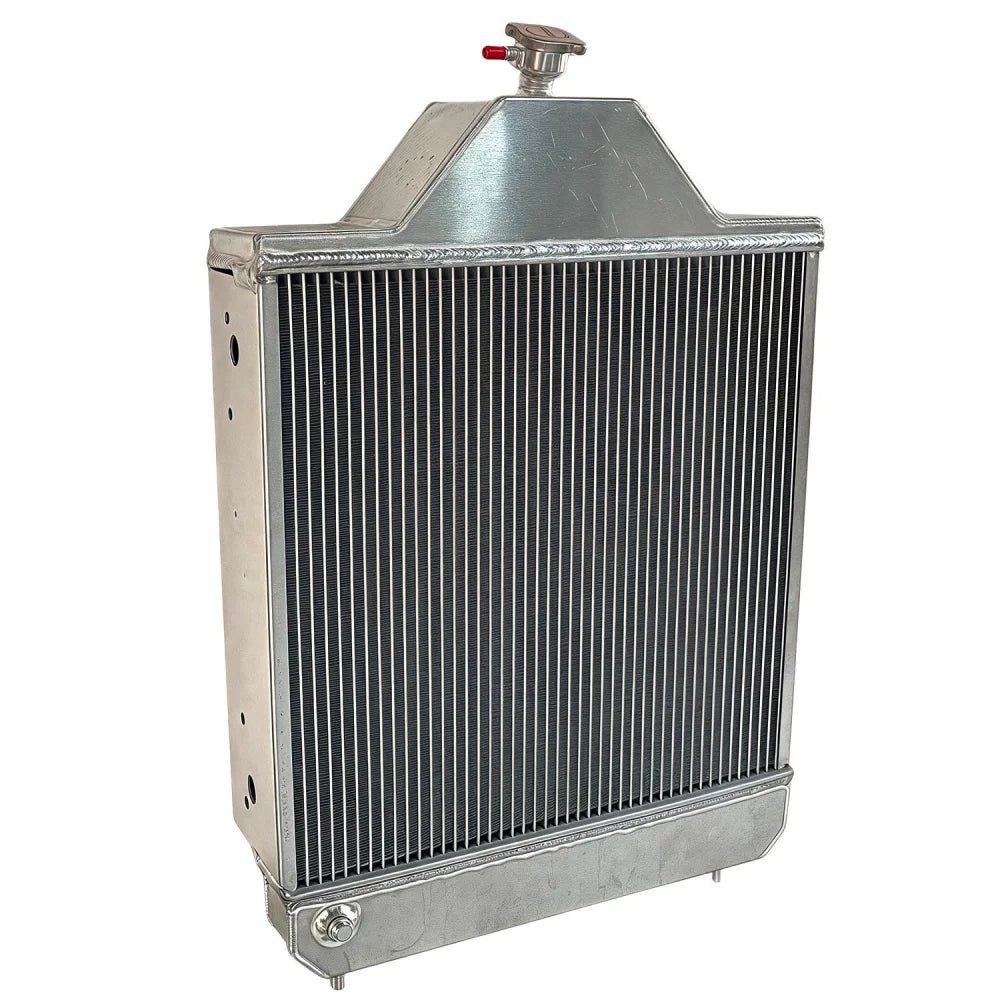 Aluminum Radiator and Shroud for Case IH 480C Backhoe Loader Part D89104 - Fab Heavy Parts