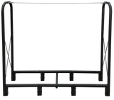 Artibear Firewood Rack Stand 4.1ft Heavy Duty Logs Holder - Matte Black - Fab Heavy Parts