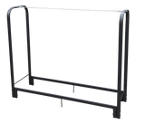 Artibear Firewood Rack Stand 4ft Heavy Duty Logs Holder - Matte Black - Fab Heavy Parts