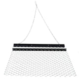 ATV Drag Harrow 3.6'x5' Chain Harrow for Landscape Leveling Sod Prepping UTV Tractor Attachment Seed Harrow for Gravel Driveway, Field, Yard, Farm, Garden - Black - Fab Heavy Parts