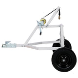 ATV Log Skidding Arch and Holder 1,000 - Lb. Capacity 24in Dia. Cream White - Fab Heavy Parts