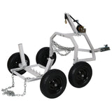 ATV Log Skidding Arch and Holder 1,000 - Lb. Capacity 24in Dia. Cream White - Fab Heavy Parts