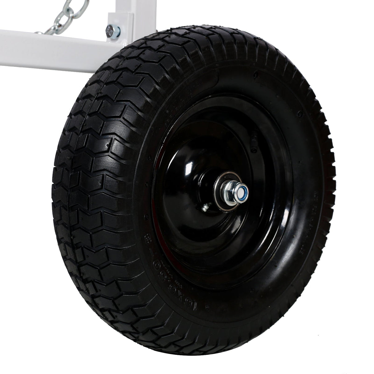 ATV Log Skidding Arch and Holder 1,000 - Lb. Capacity 24in Dia. Cream White - Fab Heavy Parts