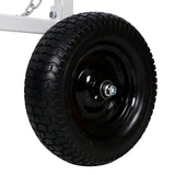 ATV Log Skidding Arch and Holder 1,000 - Lb. Capacity 24in Dia. Cream White - Fab Heavy Parts