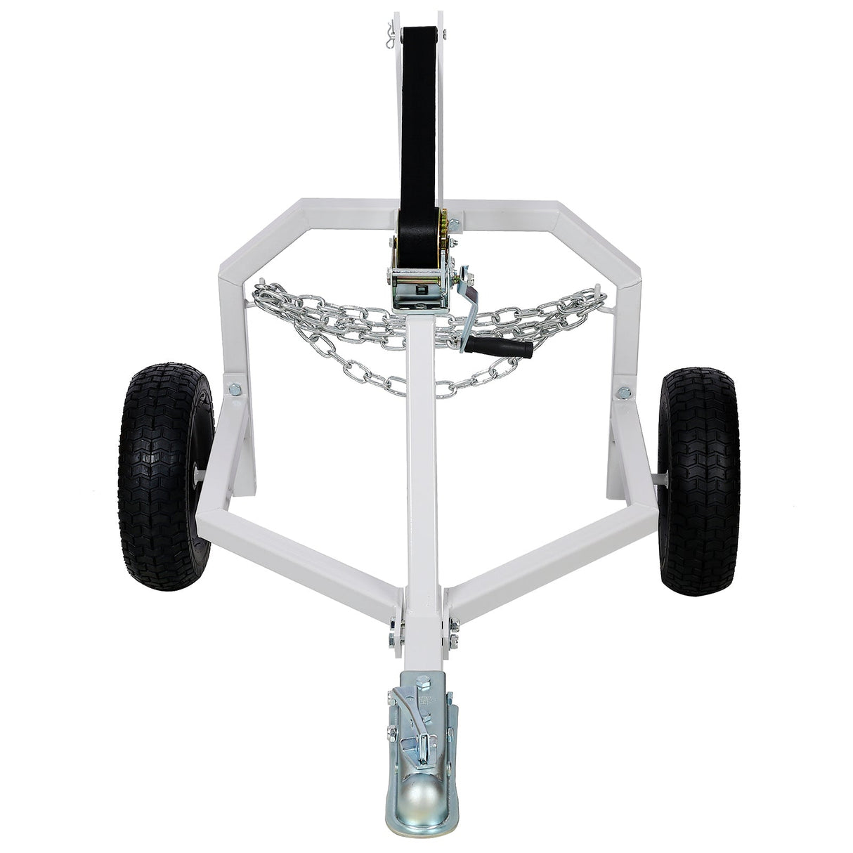 ATV Log Skidding Arch and Holder 1,000 - Lb. Capacity 24in Dia. Cream White - Fab Heavy Parts