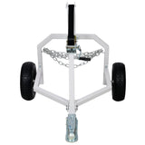 ATV Log Skidding Arch and Holder 1,000 - Lb. Capacity 24in Dia. Cream White - Fab Heavy Parts