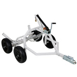 ATV Log Skidding Arch and Holder 1,000 - Lb. Capacity 24in Dia. Cream White - Fab Heavy Parts