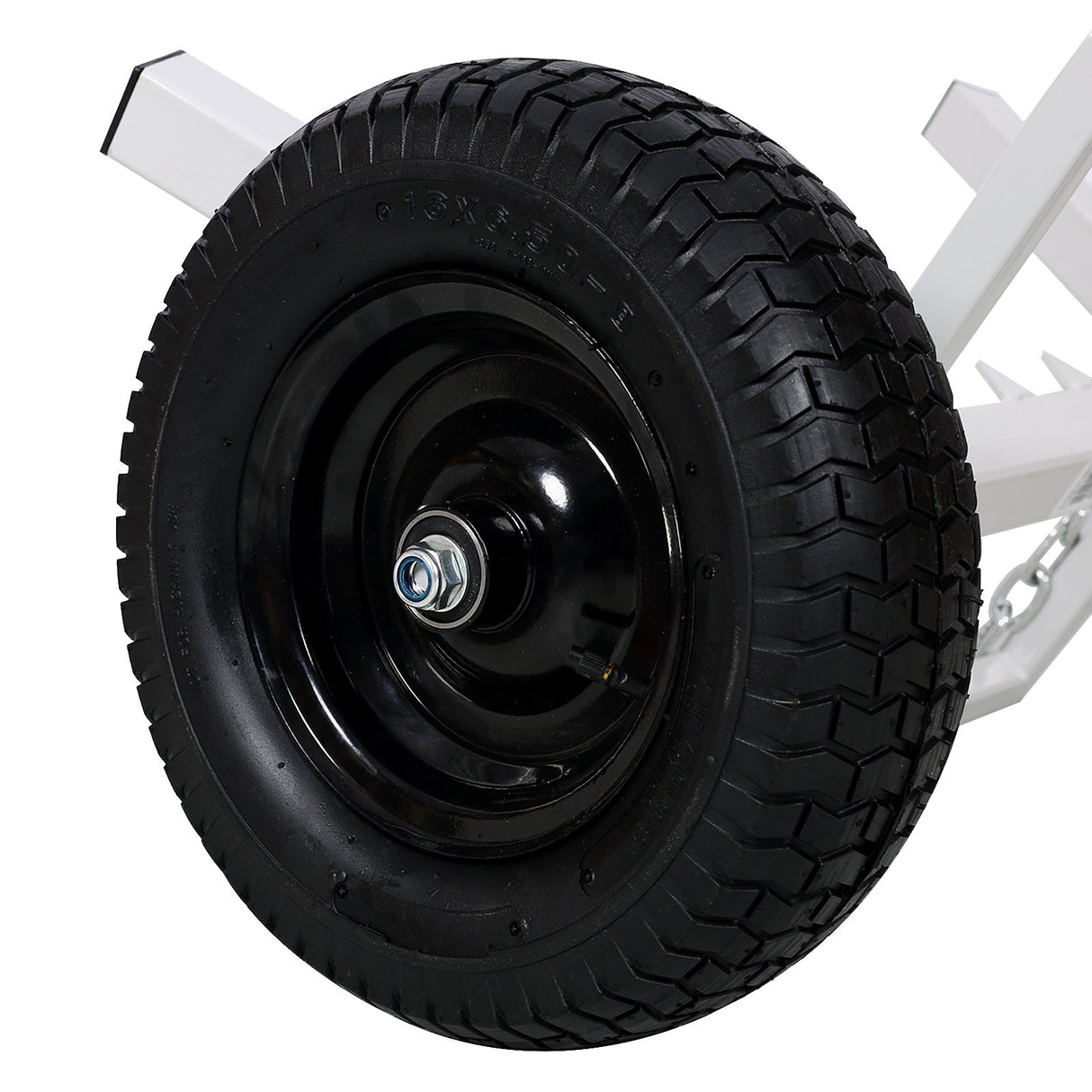 ATV Log Skidding Arch and Holder 1,000 - Lb. Capacity 24in Dia. Cream White - Fab Heavy Parts