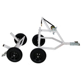 ATV Log Skidding Arch and Holder 1,000 - Lb. Capacity 24in Dia. Cream White - Fab Heavy Parts