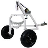 ATV Log Skidding Arch and Holder 1,000 - Lb. Capacity 24in Dia. Cream White - Fab Heavy Parts