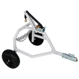 ATV Log Skidding Arch and Holder 1,000 - Lb. Capacity 24in Dia. Cream White - Fab Heavy Parts