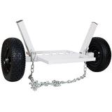 ATV Log Skidding Arch and Holder 1,000 - Lb. Capacity 24in Dia. Cream White - Fab Heavy Parts