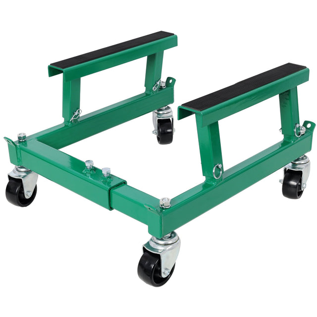 ATV Motorcycle Engine Cradle Dolly 1500lbs Capacity - Green - Fab Heavy Parts