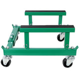 ATV Motorcycle Engine Cradle Dolly 1500lbs Capacity - Green - Fab Heavy Parts