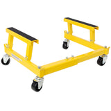 ATV Motorcycle Engine Cradle Dolly 1500lbs Capacity - Yellow - Fab Heavy Parts