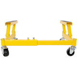 ATV Motorcycle Engine Cradle Dolly 1500lbs Capacity - Yellow - Fab Heavy Parts