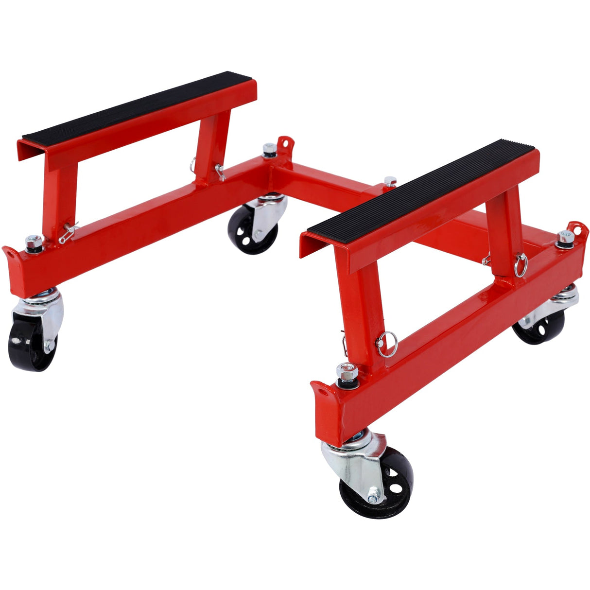 ATV Motorcycle Engine Cradle Dolly 1500lbs - Red - Fab Heavy Parts