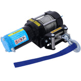ATV/UTV 12 V 3500LBS Electric Winch with Steel Cable Wire and Wireless Remote Control Roller Fairlead - Fab Heavy Parts