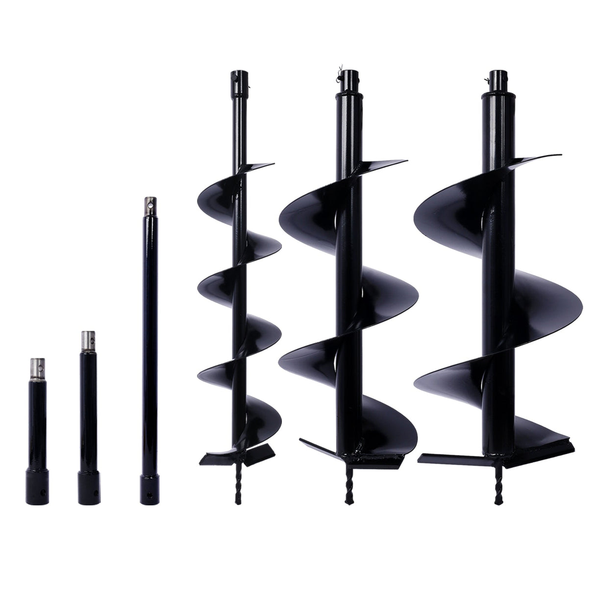 Auger Drill Bit for 3/4' Shaft Auger 6IN+10IN+12IN+Extension Rods - Fab Heavy Parts